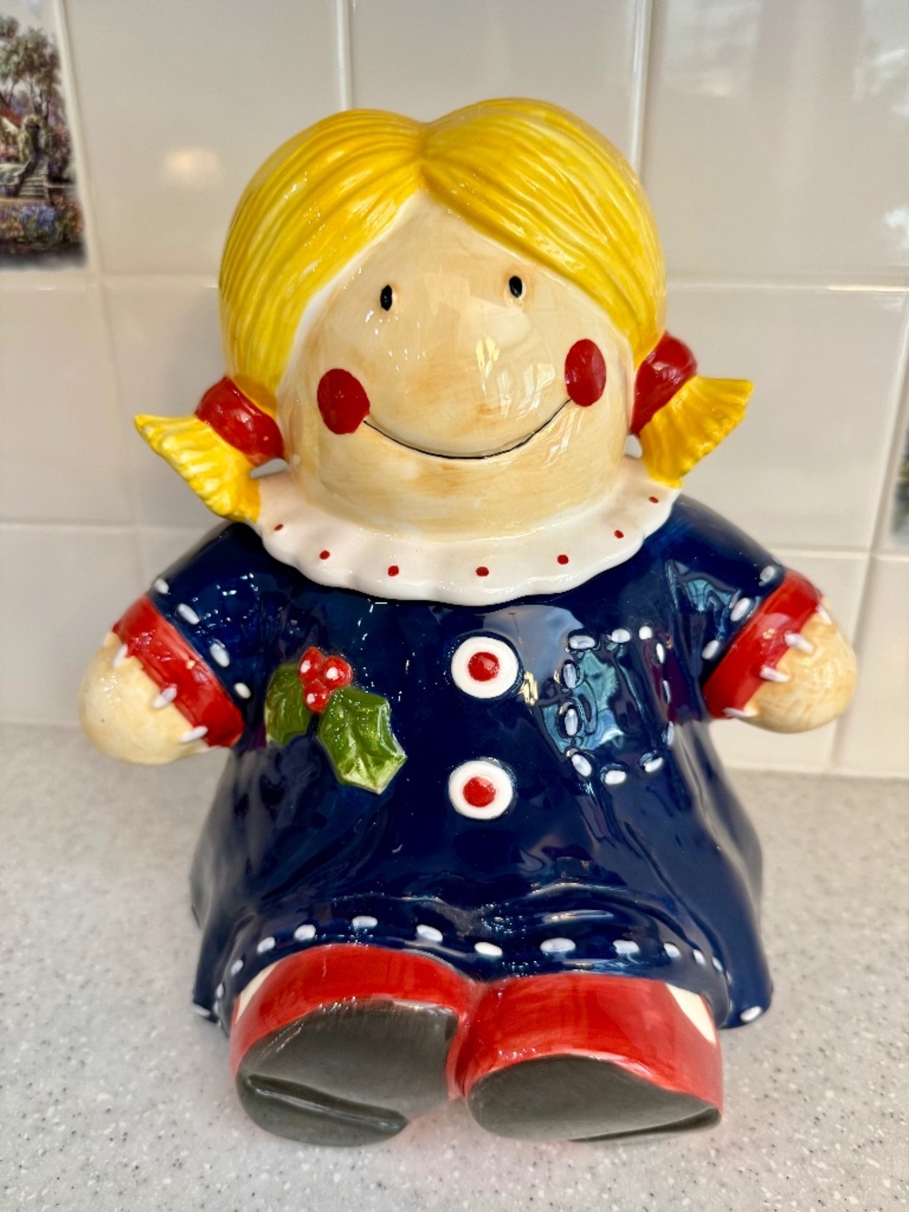 Cookie jar rag doll